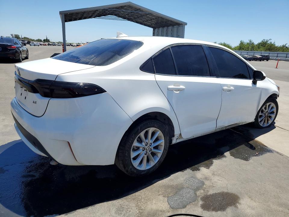 2021 Toyota Corolla VIN JTDVPMAE2MJ137735 COPART salvage auction — FRONT END, CA - CERTIFICATE OF TITLE, sold $7,100 on 2026-08-25 (photo 3)