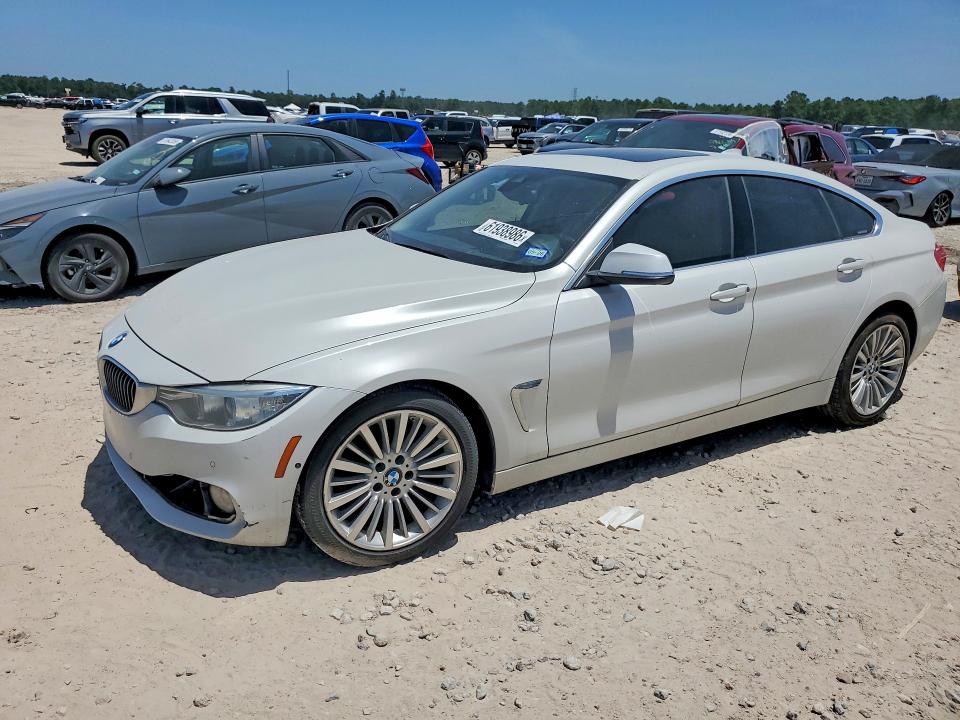 2015 BMW 4er VIN WBA4A5C5XFGK15742 COPART salvage auction — NORMAL WEAR, Tx - Certificate Of Title (P), sold $1,150 on 2026-07-28 (photo 1)