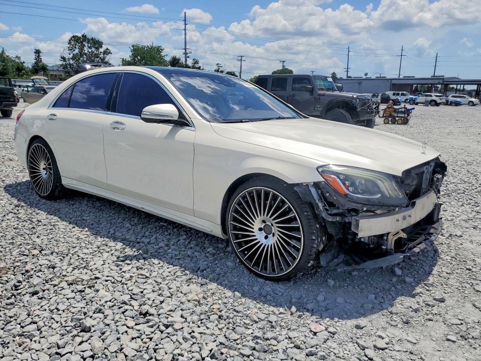 2018 Mercedes-benz S-klasse VIN WDDUG6GB8JA361694 COPART salvage auction — FRONT END, Fl - Certificate Of Title, sold $15,000 on 2026-08-25 (photo 4)