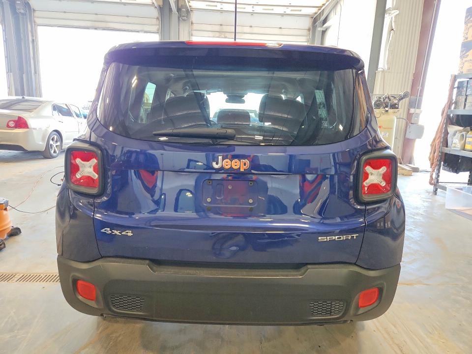 2017 Jeep Renegade VIN ZACCJBAB5HPG56478 COPART salvage auction — HAIL, Salvage Title, sold $3,000 on 2026-08-18 (photo 6)