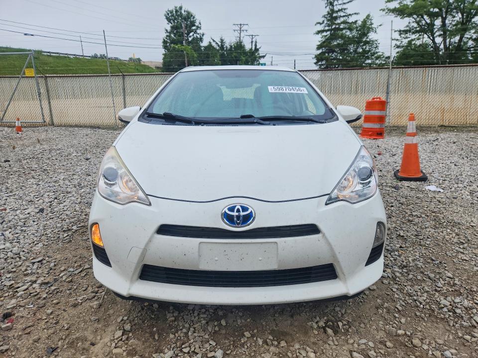 2014 Toyota Prius c VIN JTDKDTB33E1562465 COPART salvage auction — SIDE, Oh - Cert Of Title-Salvage, sold $1,400 on 2026-07-15 (photo 5)