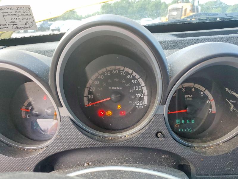 2011 Dodge Nitro VIN 1D4PU6GXXBW534554 COPART salvage auction — FRONT END, Pa - Cert Of Title, sold $550 on 2026-07-09 (photo 9)