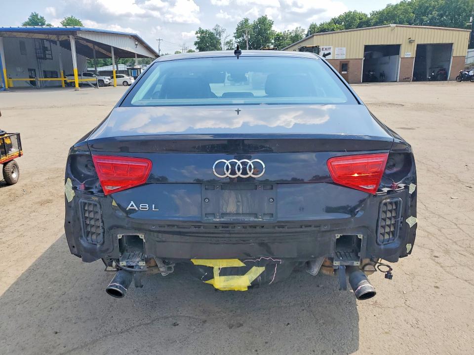 2014 Audi A8 VIN WAURGAFD1EN006805 COPART salvage auction — REAR END, Ny - Mv-907A Salvage Certificate, sold $1,050 on 2026-07-09 (photo 6)