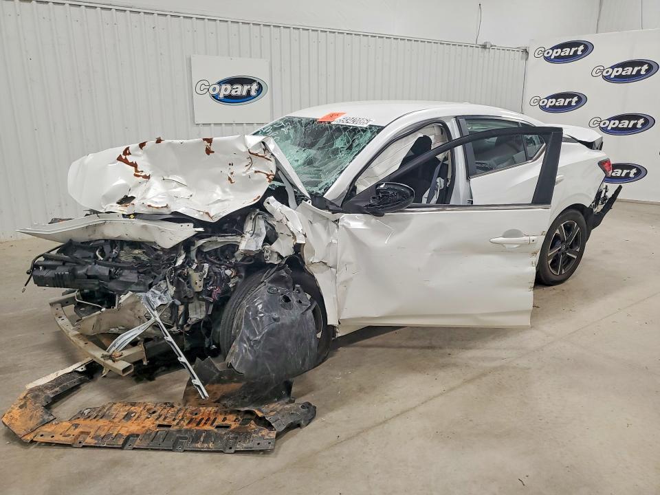 2025 Nissan Sentra VIN 3N1AB8CV6SY286923 COPART salvage auction — FRONT END, Nc - Dlr Only-Clean/Over 25% Damage, sold $175 on 2026-07-28 (photo 1)