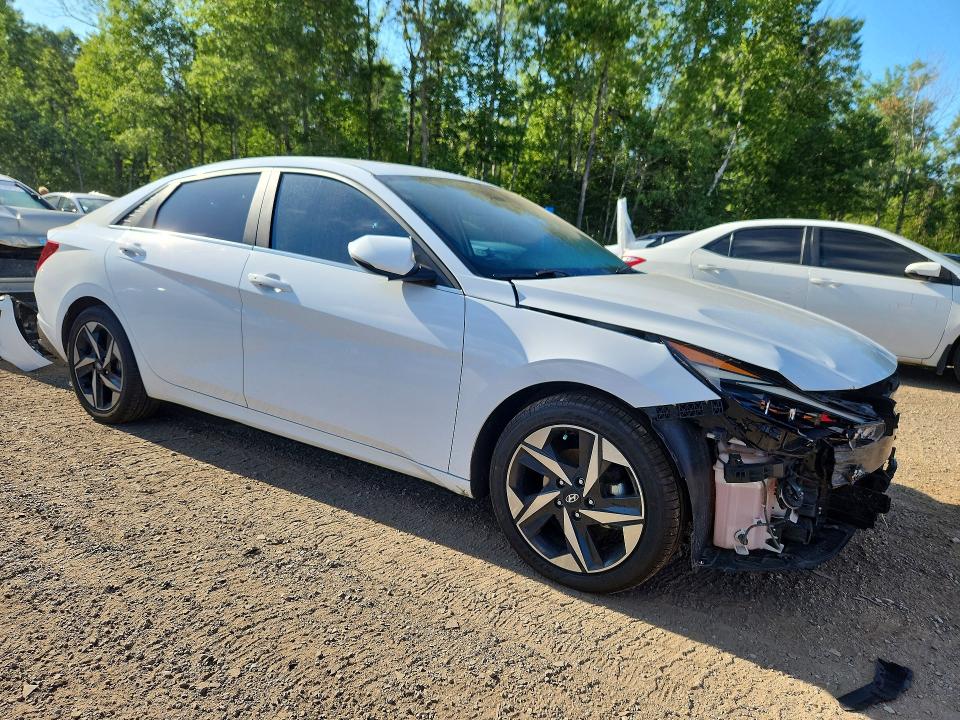 2021 Hyundai Elantra VIN KMHLN4AGXMU180681 COPART salvage auction — FRONT END, On - Permit Salvage, sold $4,800 on 2026-07-23 (photo 4)