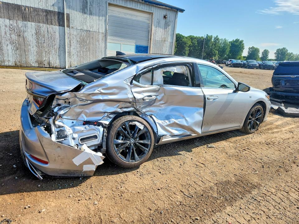 2025 Lexus ES VIN 58ADZ1B10SU185587 COPART salvage auction — REAR END, Mi - Certificate Of Title, sold $10,900 on 2026-07-22 (photo 3)