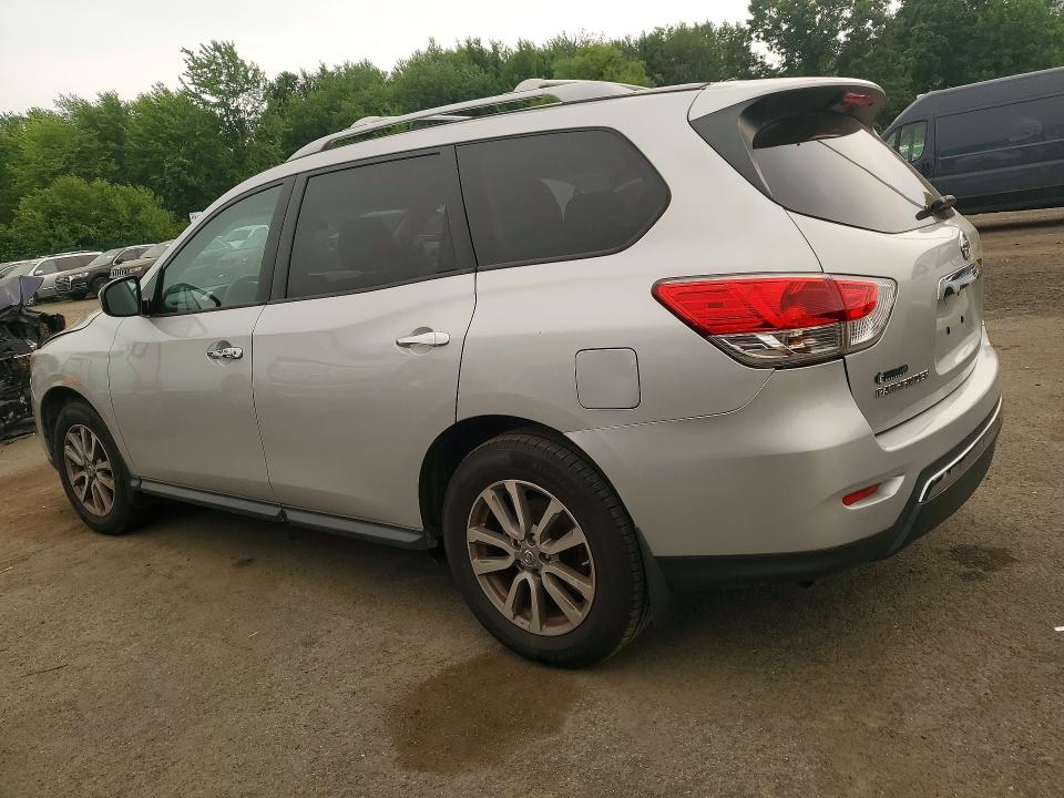2015 Nissan Pathfinder VIN 5N1AR2MM5FC667295 COPART salvage auction — MINOR DENT/SCRATCHES, CT - CERTIFICATE OF TITLE (P), sold $1,000 on 2026-07-20 (photo 2)