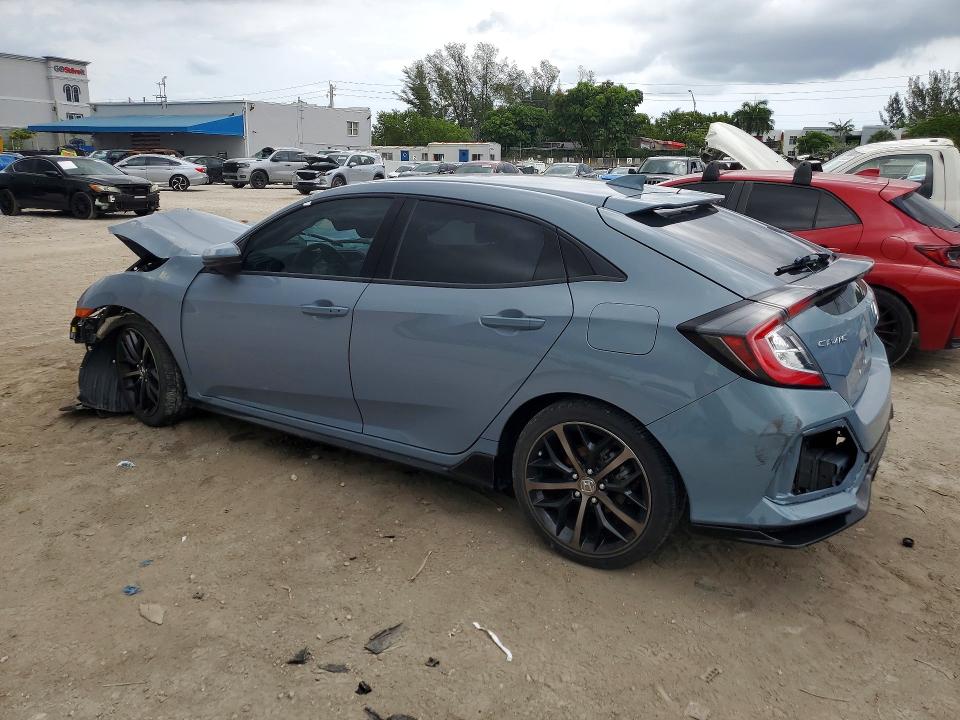 2020 Honda Civic VIN SHHFK7H45LU224888 COPART salvage auction — FRONT END, Fl - Certificate Of Destruction, sold $3,500 on 2026-07-27 (photo 2)