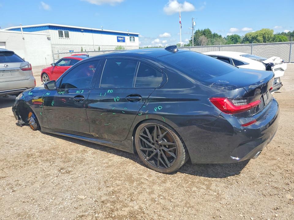 2019 BMW 3 series VIN WBA5R7C59KAJ80097 COPART salvage auction — FRONT END, ON - PERMIT NO BRAND - UNFIT, sold $14,900 on 2026-08-06 (photo 2)