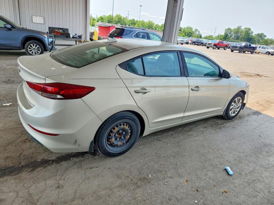 2017 Hyundai VIN KMHD74LF6HU370938 COPART salvage auction — FRONT END, In - Certificate Of Title, sold $2,500 on 2026-07-28 (photo 3)