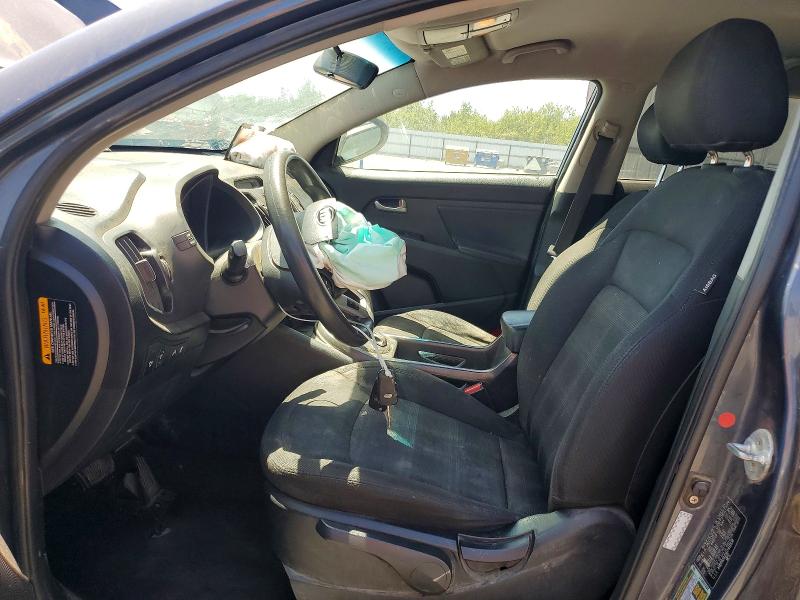 2013 Kia Sportage VIN KNDPB3A25D7413538 COPART salvage auction — FRONT END, CA - DIS/DLR/EXP APP FOR DUP CLEAN, sold $650 on 2026-07-27 (photo 7)