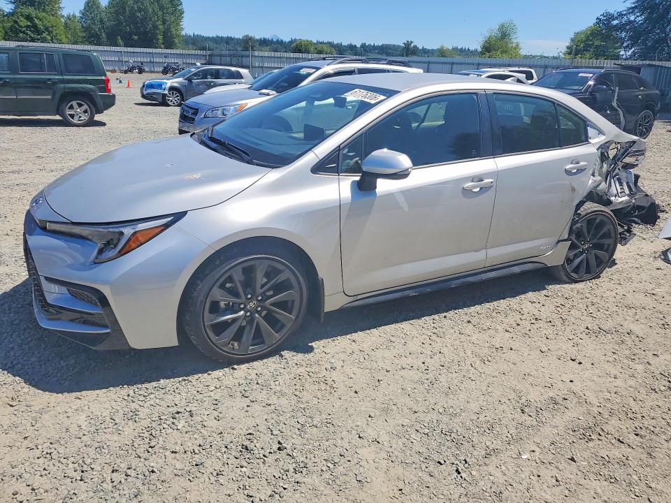 2026 Toyota Corolla VIN JTDBDMHE0T3030770 COPART salvage auction — REAR END, WA - BILL OF SALE, sold $3,900 on 2026-07-27 (photo 1)