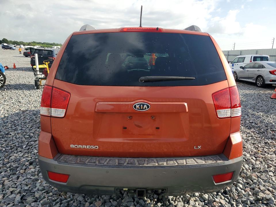 2009 Kia Mohave (borrego) VIN KNDJH741095026395 COPART salvage auction — FRONT END, Fl - Cert Of Title Slvg Rebuildable, sold $950 on 2026-07-31 (photo 6)