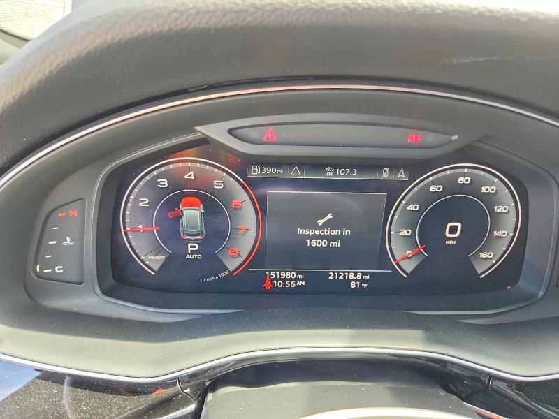 2019 Audi Q8 VIN WA1BVAF12KD011846 COPART salvage auction — MINOR DENT/SCRATCHES, Ca - Dis/Dlr/Exp App For Dup Clean, sold $11,700 on 2026-07-09 (photo 9)