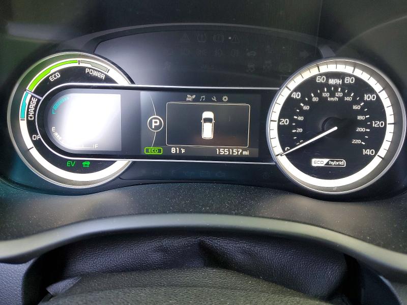 2017 Kia Niro VIN KNDCB3LC8H5048228 COPART salvage auction — REAR END, Ca - Salvage Certificate, sold $1,700 on 2026-07-27 (photo 9)