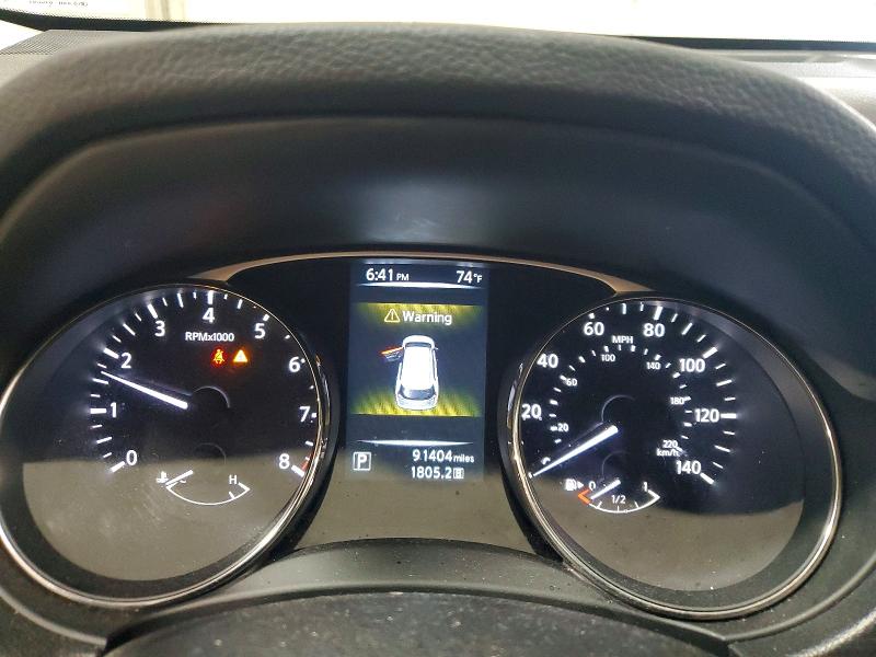 2016 Nissan Rogue VIN KNMAT2MTXGP654095 COPART salvage auction — FRONT END, Salvage Title, sold $425 on 2026-07-23 (photo 9)