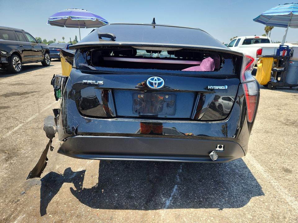 2016 Toyota Prius VIN JTDKARFU8G3500923 COPART salvage auction — UNDERCARRIAGE, Salvage Title, sold $1,800 on 2026-07-21 (photo 6)
