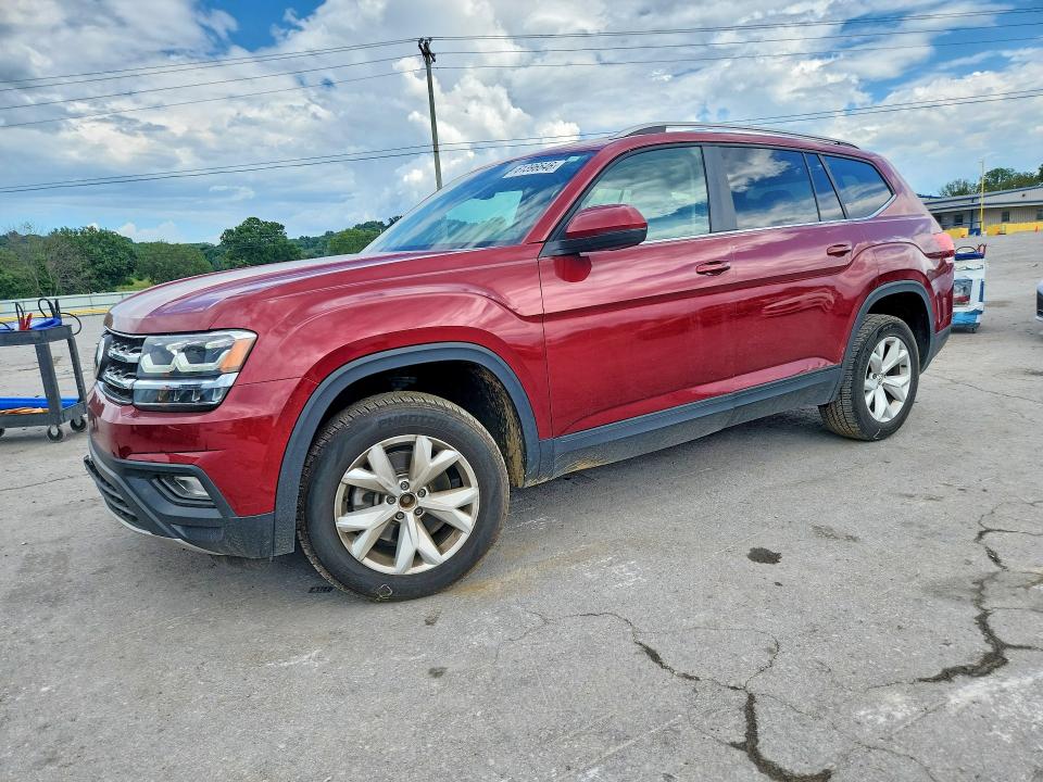 2018 Volkswagen Atlas VIN 1V2LR2CA8JC510050 COPART salvage auction — FRONT END, Ga - Cert Of Title-Salvage (P), sold $5,000 on 2026-07-29 (photo 1)