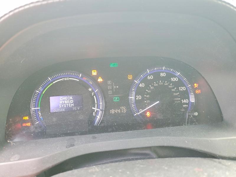 2010 Lexus Hs VIN JTHBB1BA6A2005092 COPART salvage auction — FRONT END, In - Certificate Of Title, sold $250 on 2026-07-28 (photo 9)
