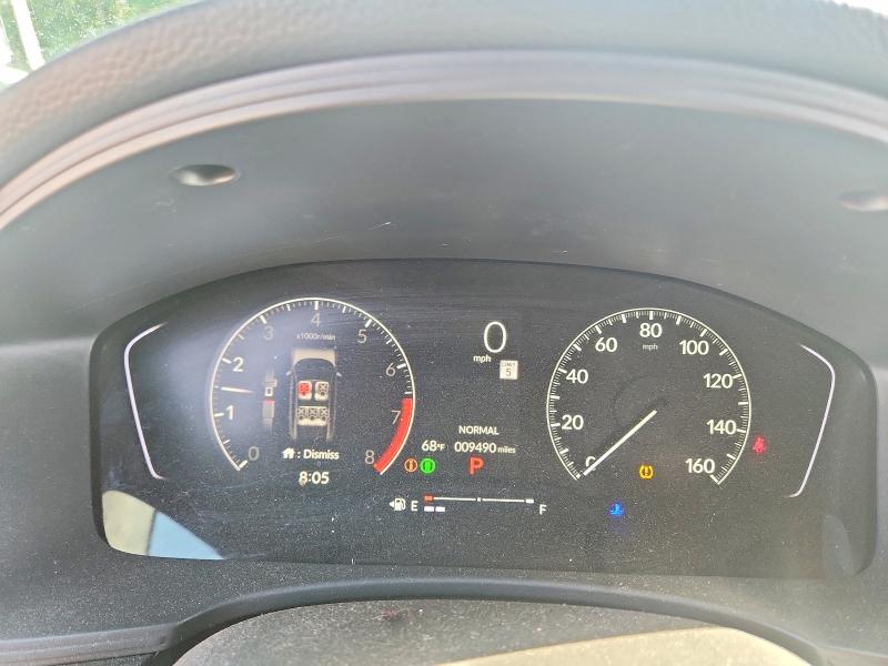 2025 Honda Civic VIN 19XFL2H84SE012041 COPART salvage auction — REAR END, MA - CERT OF TITLE-SALVAGE (P), sold $14,000 on 2026-07-30 (photo 9)
