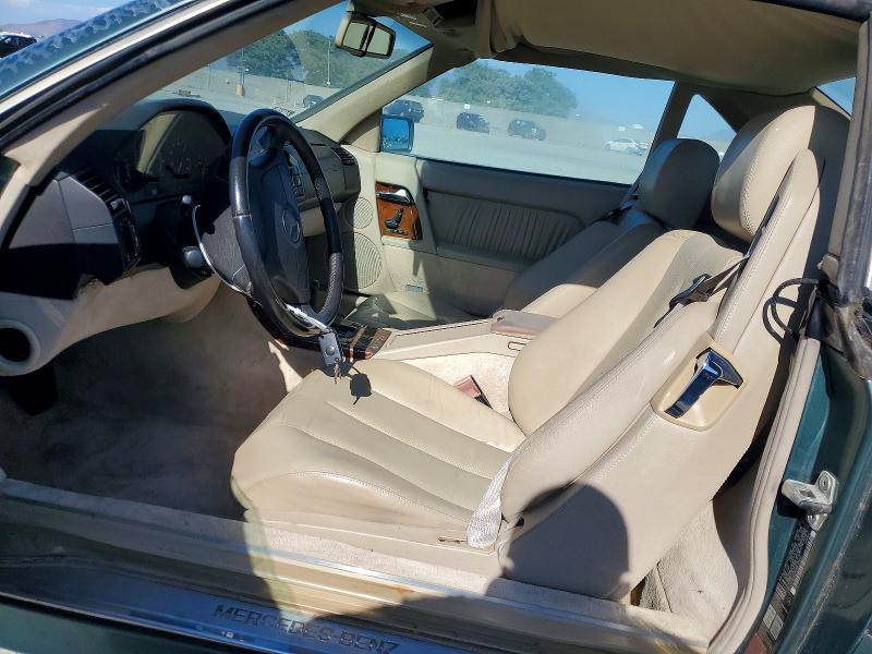 1994 Mercedes-benz Sl-class VIN WDBFA67E4RF101241 COPART salvage auction — FRONT END, Ca - Dis/Dlr/Exp Only Clean Title, sold $3,350 on 2026-07-31 (photo 7)