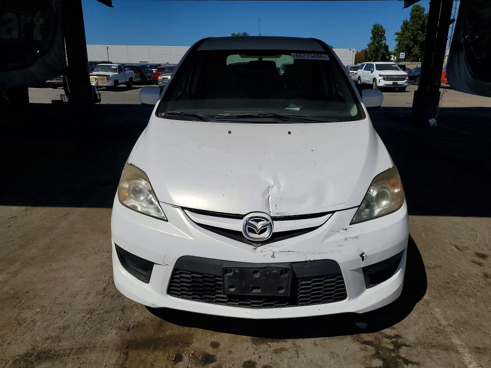 2010 Mazda 5 VIN JM1CR2WL5A0384505 COPART salvage auction — FRONT END, CA - DIS/DLR/EXP ONLY CLEAN TITLE, sold $35 on 2026-07-21 (photo 5)