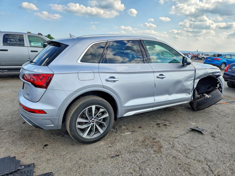 2021 Audi Q5 VIN WA1BAAFY8M2136230 COPART salvage auction — SIDE, Pa - Certificate Of Salvage, sold $4,300 on 2026-07-24 (photo 3)