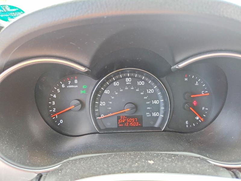 2015 Kia Sorento VIN 5XYKTDA71FG602248 COPART salvage auction — HAIL, Wi - Certificate Of Title, sold $1,600 on 2026-07-20 (photo 9)