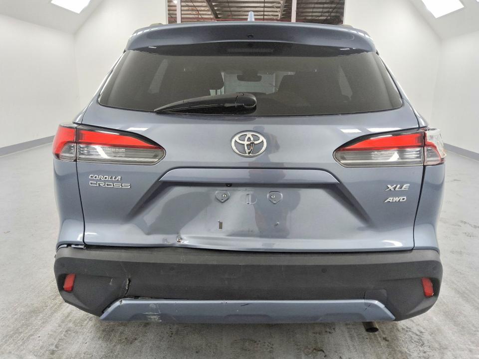 2022 Toyota Corolla cross VIN 7MUDAABG8NV020893 COPART salvage auction — REAR END, Ca - Dis/Dlr/Exp Only Clean Title, sold $13,100 on 2026-07-28 (photo 6)