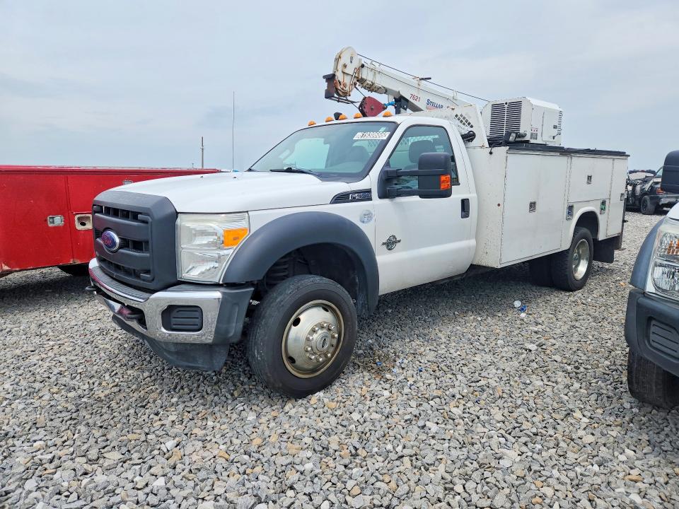 2015 Ford F-550 super duty VIN 1FDUF5GT8FEC17042 COPART salvage auction — FRONT END, Ky - Certificate Of Title, sold $19,600 on 2026-08-06 (photo 1)