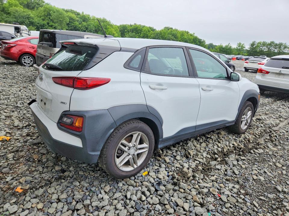 2019 Hyundai VIN KM8K1CAA9KU280197 COPART salvage auction — REAR END, Ny - Mv-907A Salvage Certificate, sold $3,250 on 2026-07-20 (photo 3)