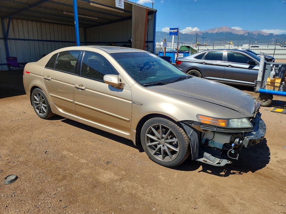 2007 Acura Tl VIN 19UUA66287A036650 COPART salvage auction — FRONT END, Co - Salvage Title, sold $325 on 2026-08-03 (photo 4)
