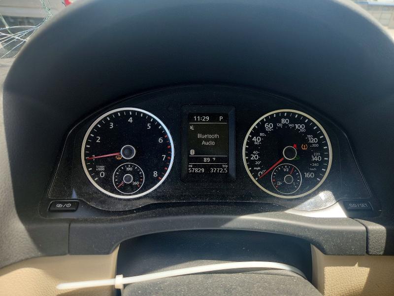 2016 Volkswagen Tiguan VIN WVGAV7AXXGW604880 COPART salvage auction — FRONT END, AL - CERT OF TITLE-SALVAGE TITLE (P), sold $2,150 on 2026-08-18 (photo 9)