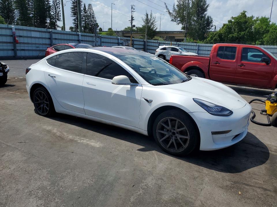 2018 Tesla Model 3 VIN 5YJ3E1EA7JF007505 COPART salvage auction — REAR END, Fl - Certificate Of Title, sold $4,450 on 2026-07-27 (photo 4)