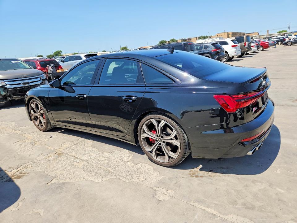 2025 Audi S6 VIN WAUEFBF26SN046315 COPART salvage auction — SIDE, Tx - Certificate Of Title (P), sold $48,250 on 2026-07-13 (photo 2)