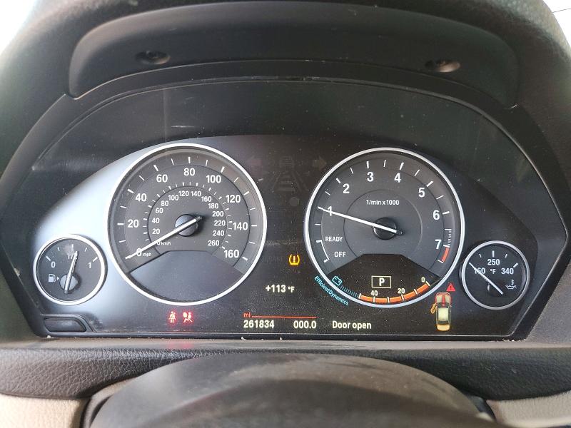 2016 BMW 3 series VIN WBA8E1G51GNT34284 COPART salvage auction — FRONT END, AZ - CERT OF TITLE - SALVAGE, sold $175 on 2026-07-30 (photo 9)