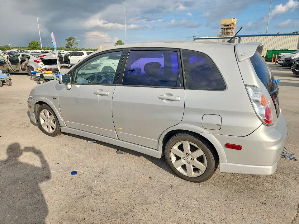 2005 Suzuki Aerio VIN JS2RC61H455304714 COPART salvage auction — WATER/FLOOD, LA - CERT OF TITLE-SALVAGE FLOOD, sold $70 on 2026-07-22 (photo 2)