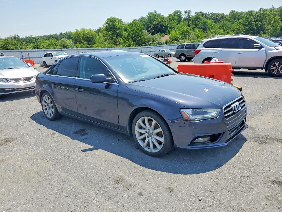 2013 Audi A4 VIN WAUFFAFL0DN006659 COPART salvage auction — FRONT END, Pa - Certificate Of Salvage, sold $300 on 2026-07-28 (photo 4)