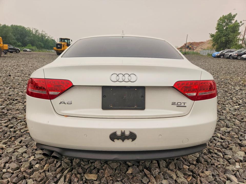 2012 Audi A5 VIN WAULFAFR2CA005736 COPART salvage auction — FRONT END, NY - MV-907A SALVAGE CERTIFICATE, sold $325 on 2026-07-23 (photo 6)