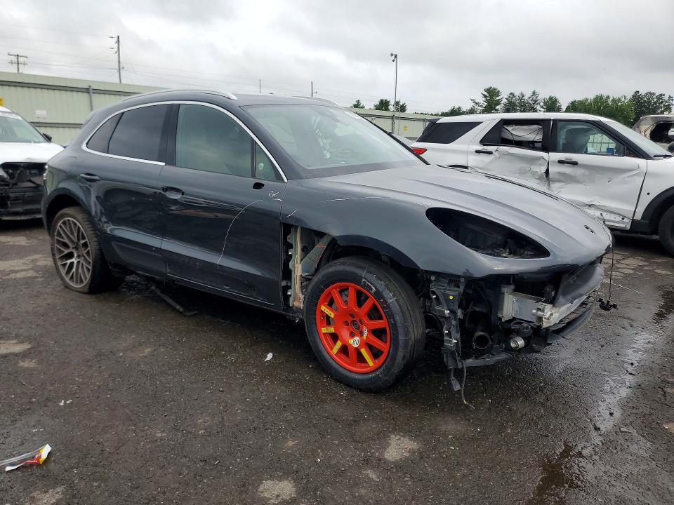 2021 Porsche Macan VIN WP1AB2A55MLB37443 COPART salvage auction — FRONT END, Pa - Certificate Of Salvage, sold $15,200 on 2026-07-17 (photo 4)