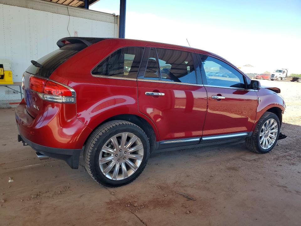 2013 Lincoln Mkx VIN 2LMDJ6JK3DBL39308 COPART salvage auction — FRONT END, AZ - CERT OF TITLE - SALVAGE, sold $1,800 on 2026-07-23 (photo 3)