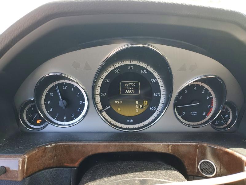 2011 Mercedes-benz E-klasse VIN WDDHF5GB1BA515792 COPART salvage auction — WATER/FLOOD, TN - SALVAGE CERTIFICATE, sold $1,500 on 2026-08-03 (photo 9)