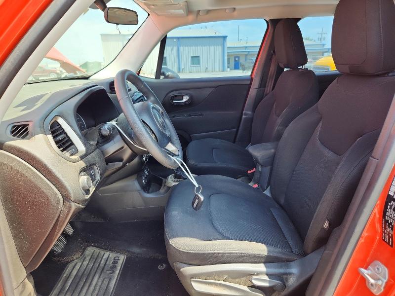 2016 Jeep Renegade VIN ZACCJBAT3GPC77616 COPART salvage auction — FRONT END, Ok - Cert Of Title-Salvage, sold $1,300 on 2026-08-14 (photo 7)