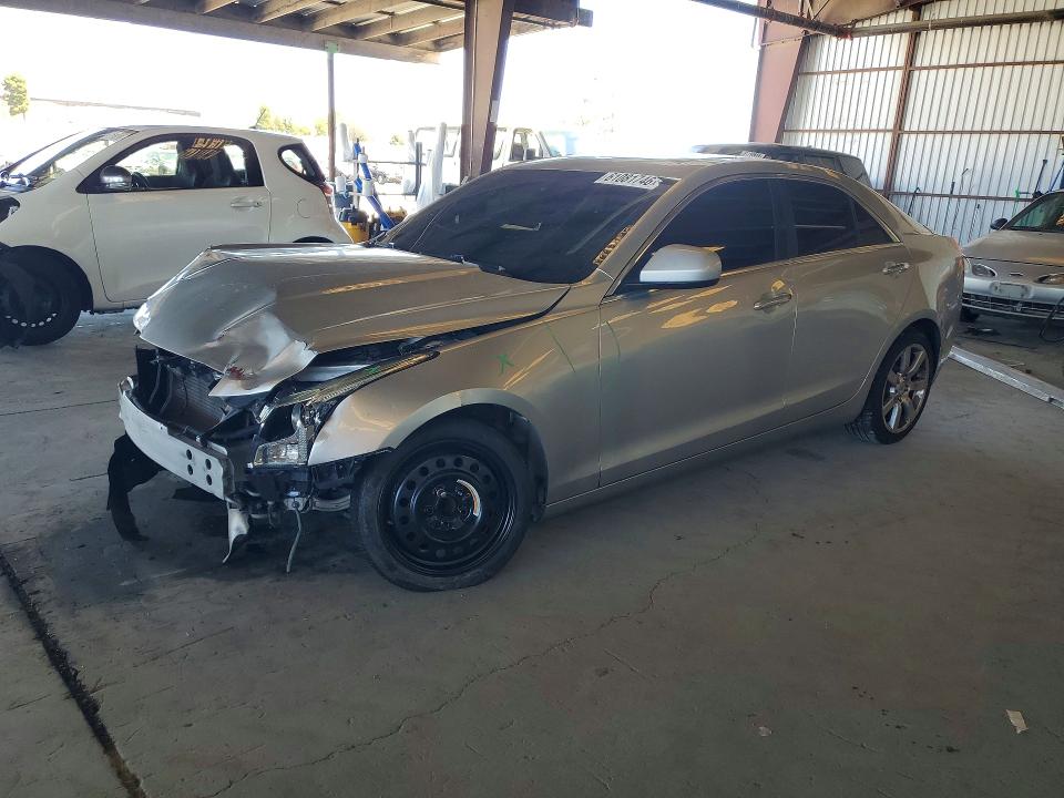 2014 Cadillac Ats VIN 1G6AA5RA3E0100825 COPART salvage auction — FRONT END, Ca - Salvage Certificate, sold $450 on 2026-07-23 (photo 1)