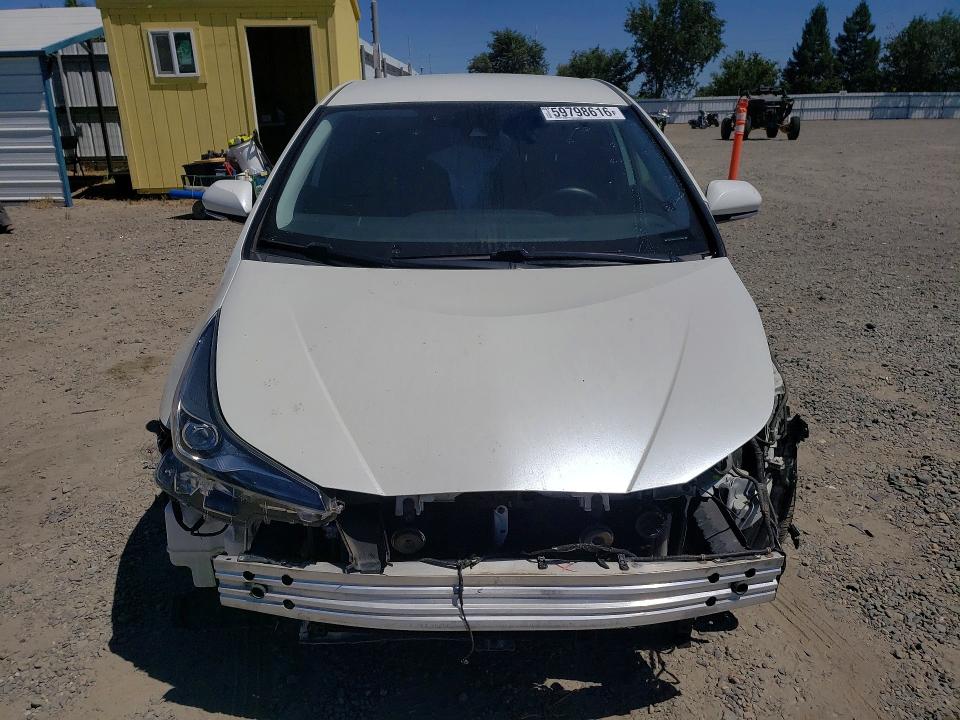 2020 Toyota Prius VIN JTDKARFU7L3102855 COPART salvage auction — FRONT END, Ca - Salvage Certificate, sold $4,800 on 2026-07-21 (photo 5)