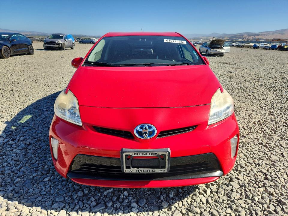 2015 Toyota Prius VIN JTDKN3DU6F0415132 COPART salvage auction — REAR END, Ca - Salvage Certificate, sold $1,150 on 2026-07-30 (photo 5)