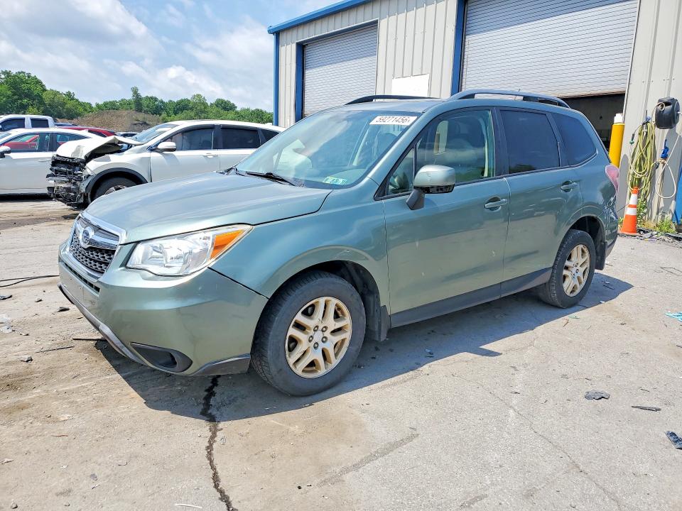 2014 Subaru Forester VIN JF2SJAEC7EH469451 COPART salvage auction — FRONT END, PA - CERTIFICATE OF SALVAGE, sold $400 on 2026-07-22 (photo 1)