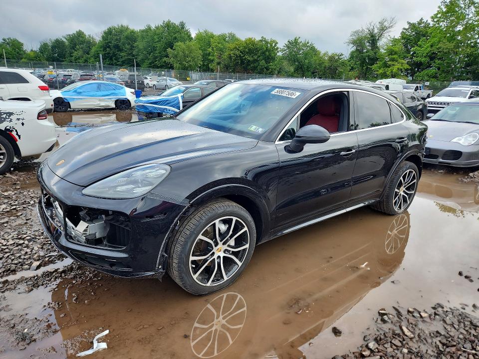 2020 Porsche Cayenne VIN WP1BA2AY7LDA47186 COPART salvage auction — REAR END, PA - CERTIFICATE OF SALVAGE, sold $21,900 on 2026-07-27 (photo 1)