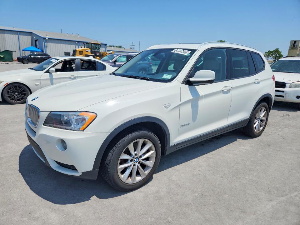 2014 BMW X3 VIN 5UXWX9C56E0D16268 COPART salvage auction — MECHANICAL, Ok - Certificate Of Title, sold $1,700 on 2026-07-31 (photo 1)