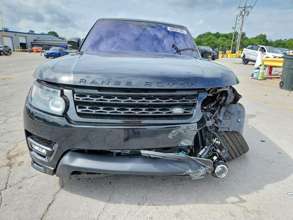 2016 Land rover RANGE ROVER VIN SALWS2VF5GA576600 COPART salvage auction — FRONT END, Salvage Title, sold $3,850 on 2026-08-20 (photo 5)